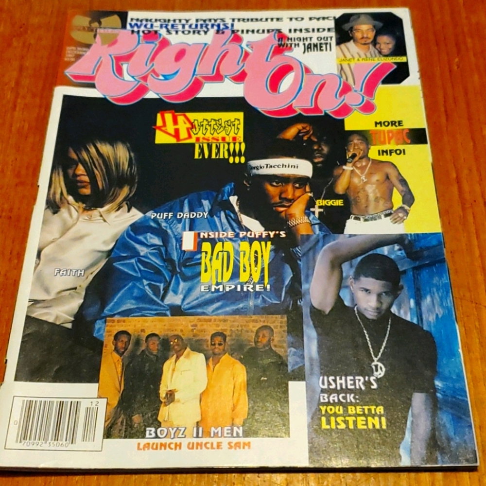 Vintage December 1997 Right On Magazine